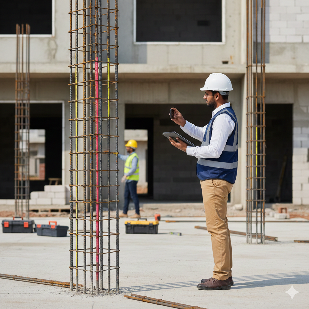 Quality checks on site